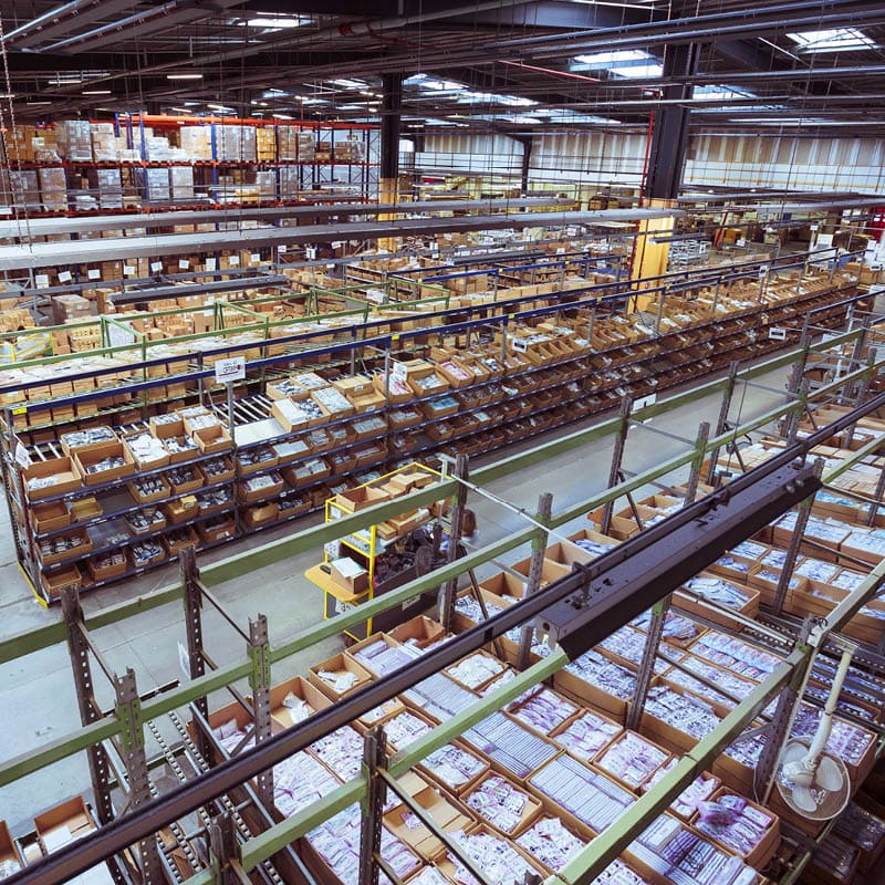 Vue d'ensemble de l'usine de Hermes