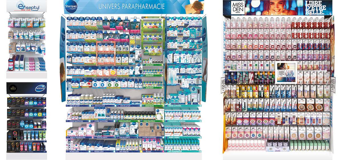 Linéaire de produits d'Hygiène & Beauté