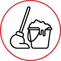 Pictogramme entretien maison