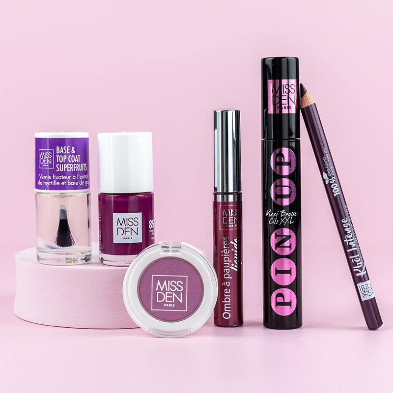 Gamme d'accessoires de maquillage Miss Den
