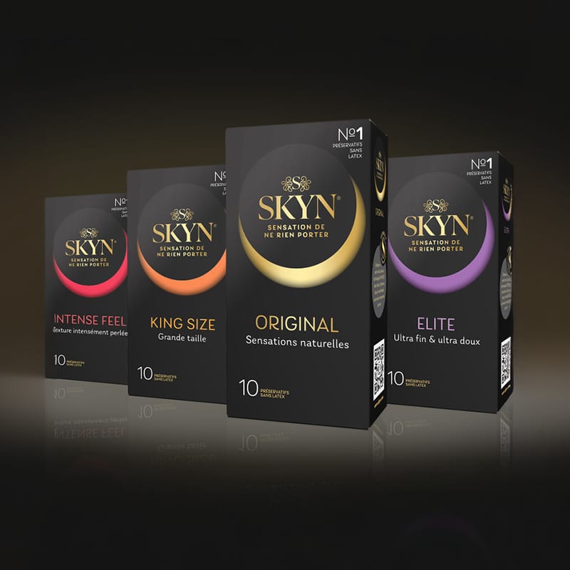 Gamme de préservatifs Skyn
