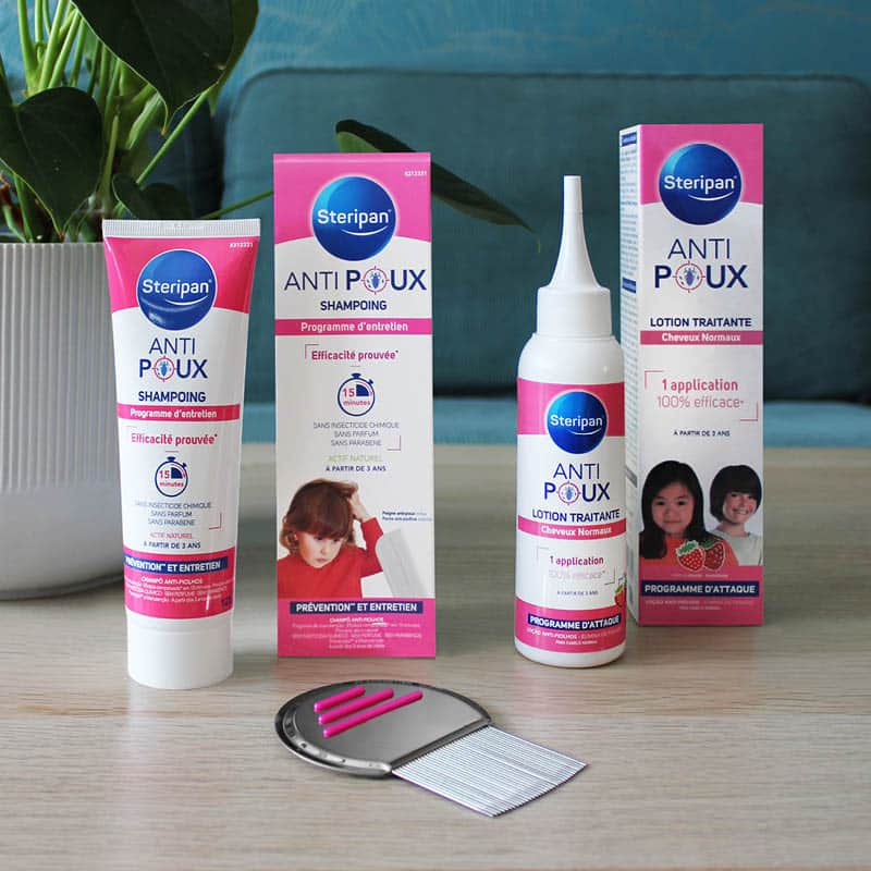 Soins anti-poux STERIPAN