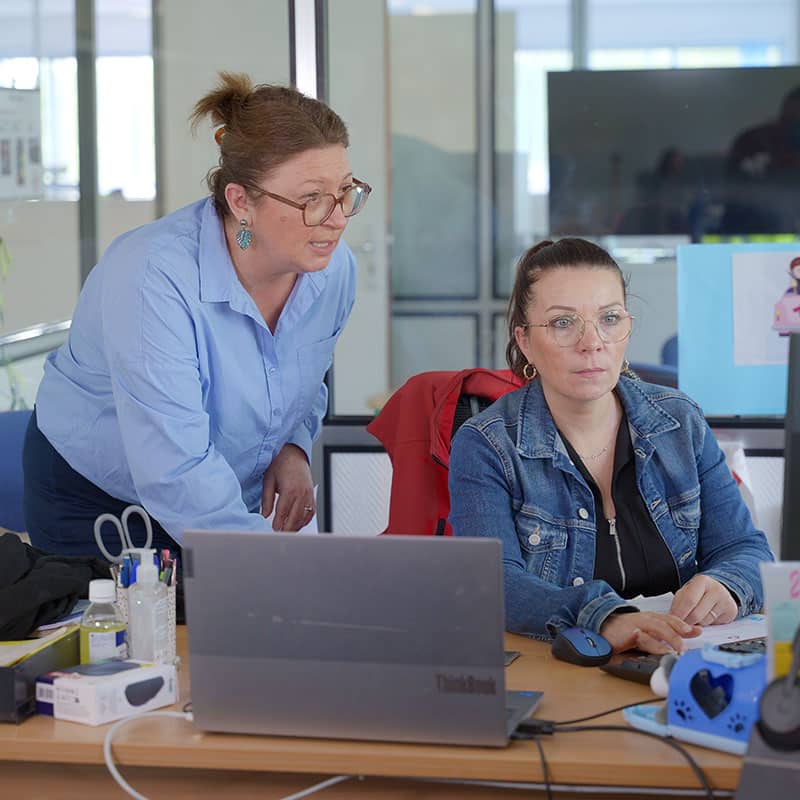Collaboratrices de l'usine de Hermes