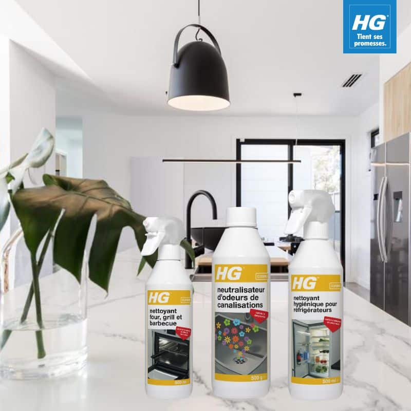 Gamme de produits HG pour la cuisine